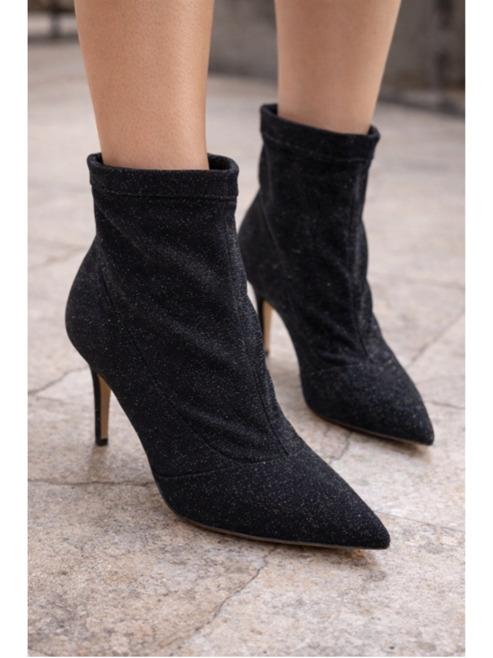 Women's Charles by Charles David Black Ankle Boots Size 9.5M Summer